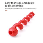 Bicycle Brake Shift Cable Housing Spiral Wound Bike Gear Brake Outer Tube Replacement Accessory-pink