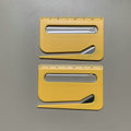 Portable Letter Opener Card Size Envelope Slitter with Ruler Lightweight Mail Opening Cutter for Office Home-Yellow