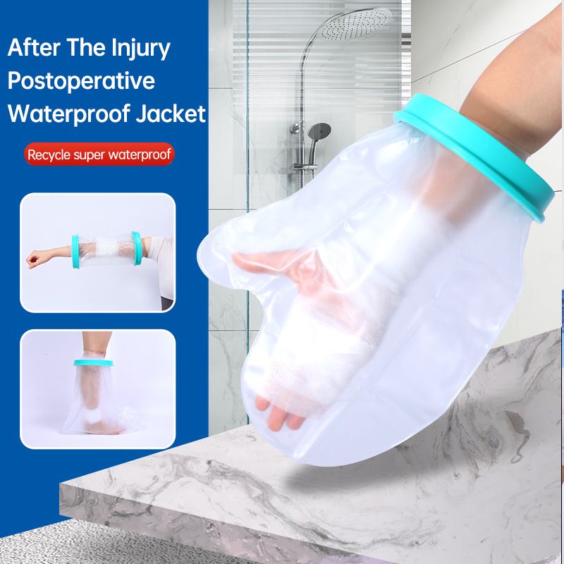 Kids Arm Cast Cover Shower Waterproof Bandage Protector for Children Under 10 Broken Arm Wound Bath Sleeve