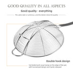 Strainer Spoon Long Stainless Steel Anti Scald Safe Slotted Ladle for Kitchen Cooking Frying Spaghetti