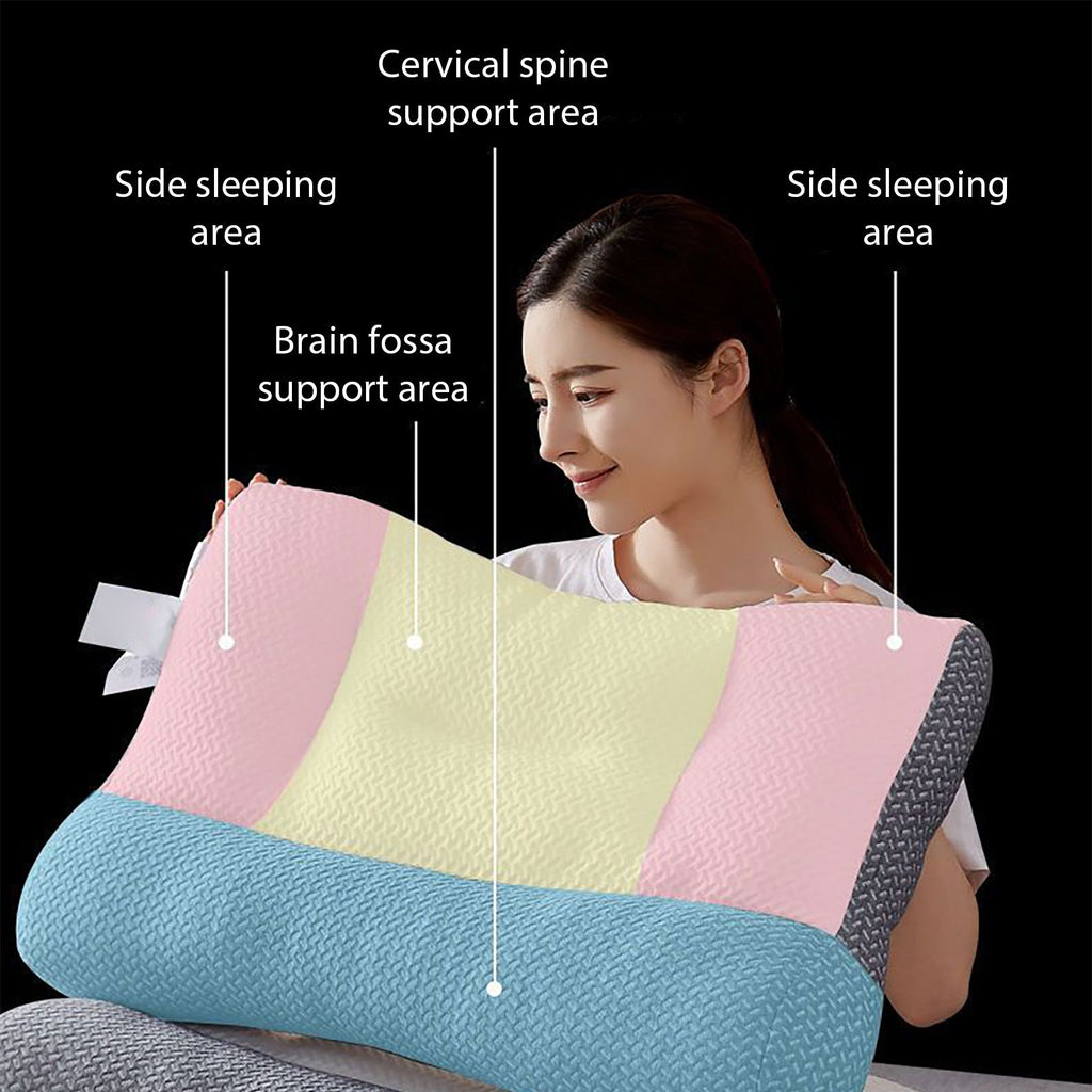 Soy Fiber Pillow Neck Pillow Cervical Ergonomic Pillow Pillow for Neck and Shoulder Pain