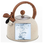 2.5L Whistling Tea Kettle Stovetop Food Grade Stainless Steel Tea Pots for Kitchen Hotel