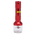 Electric Tobacco Herb Grinder Professional Aluminium Alloy Herb Tabacco Crusher for Herbal Medicine Seasoning Red