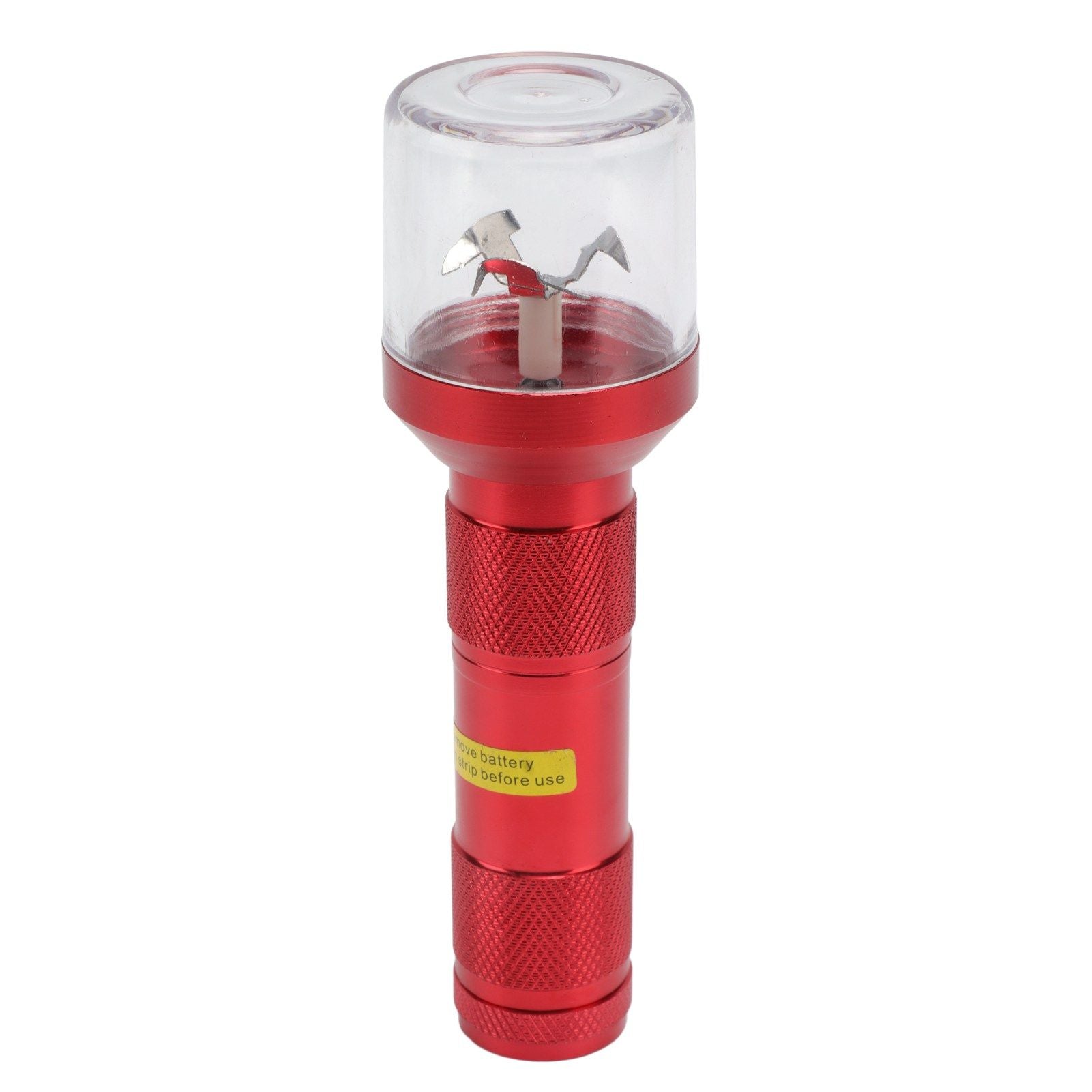 Electric Tobacco Herb Grinder Professional Aluminium Alloy Herb Tabacco Crusher for Herbal Medicine Seasoning Red