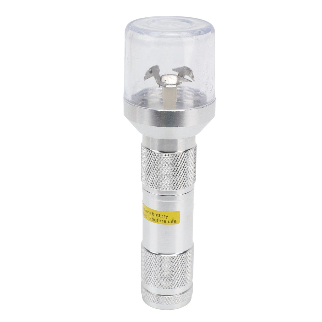Electric Tobacco Herb Grinder Professional Aluminium Alloy Herb Tabacco Crusher for Herbal Medicine Seasoning Silver