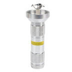 Electric Tobacco Herb Grinder Professional Aluminium Alloy Herb Tabacco Crusher for Herbal Medicine Seasoning Silver
