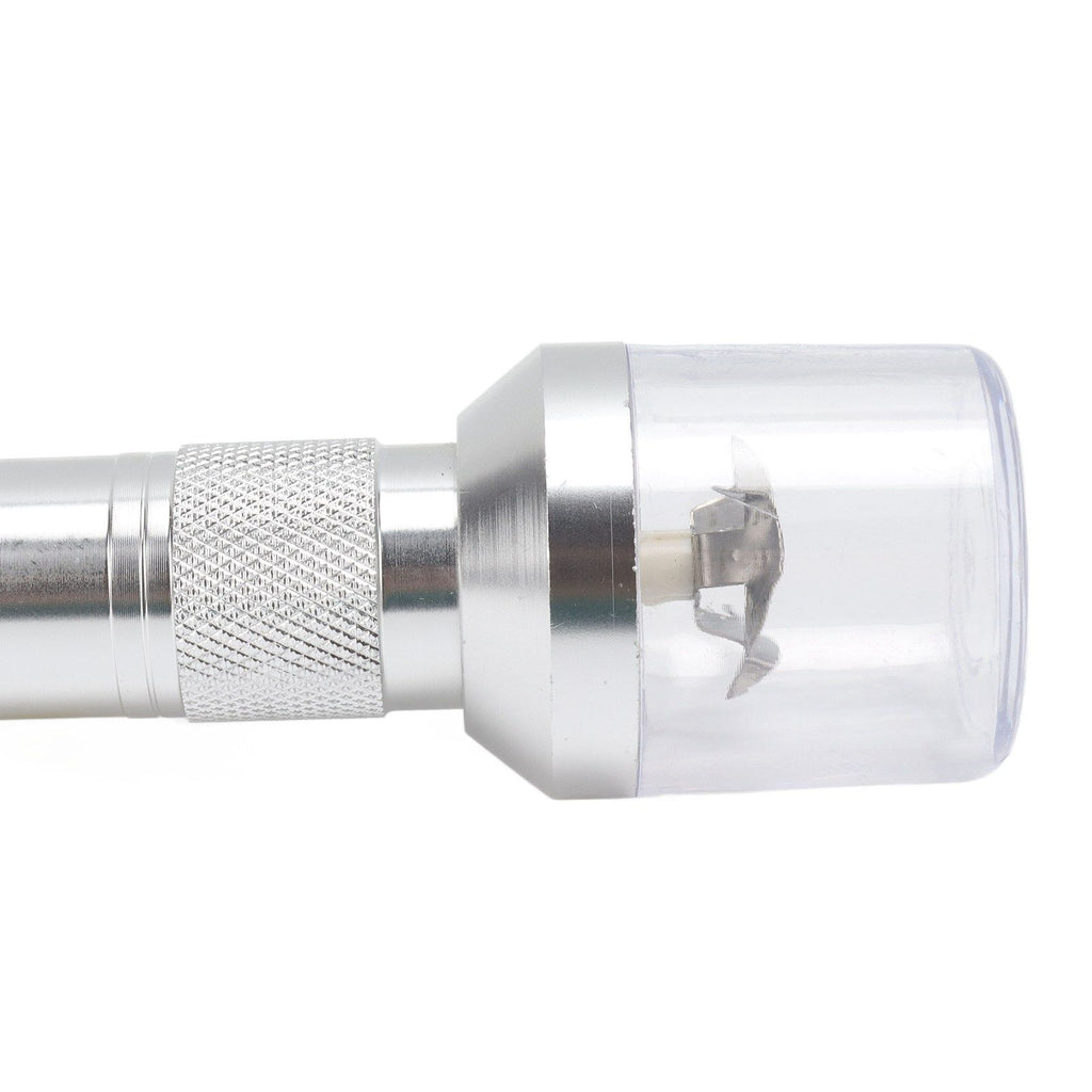 Electric Tobacco Herb Grinder Professional Aluminium Alloy Herb Tabacco Crusher for Herbal Medicine Seasoning Silver