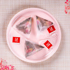 Rose Black Tea 30 Triangular Bags Boiling Water Brewing Portable Flower Tea for Women Girls