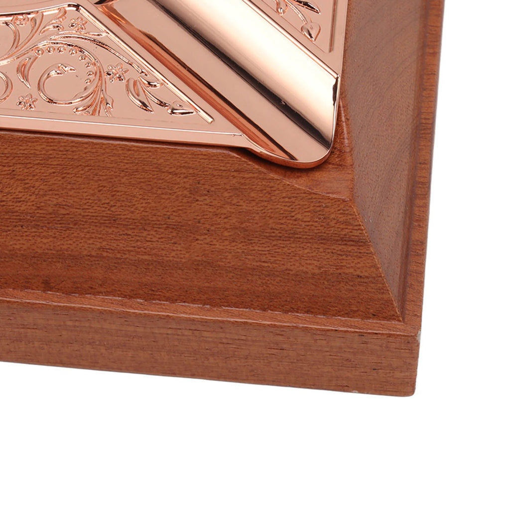 Engraved Print Cigar Ashtray Plated Vintage Practical Household Cigarette Ashtray for Home Copper Plating