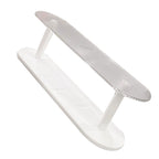 Figure Display Rack White Transparent Large Capacity Plastic Skin Care Rack Cosmetic Holder Stand Double Layer
