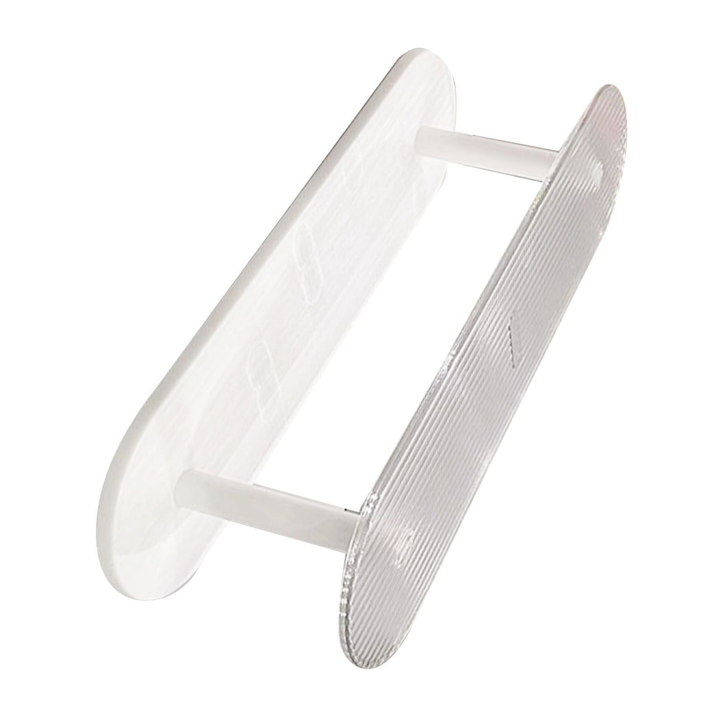 Figure Display Rack White Transparent Large Capacity Plastic Skin Care Rack Cosmetic Holder Stand Double Layer