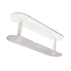 Figure Display Rack White Transparent Large Capacity Plastic Skin Care Rack Cosmetic Holder Stand Double Layer
