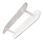 Figure Display Rack White Transparent Large Capacity Plastic Skin Care Rack Cosmetic Holder Stand Double Layer