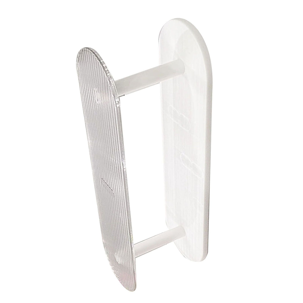 Figure Display Rack White Transparent Large Capacity Plastic Skin Care Rack Cosmetic Holder Stand Double Layer