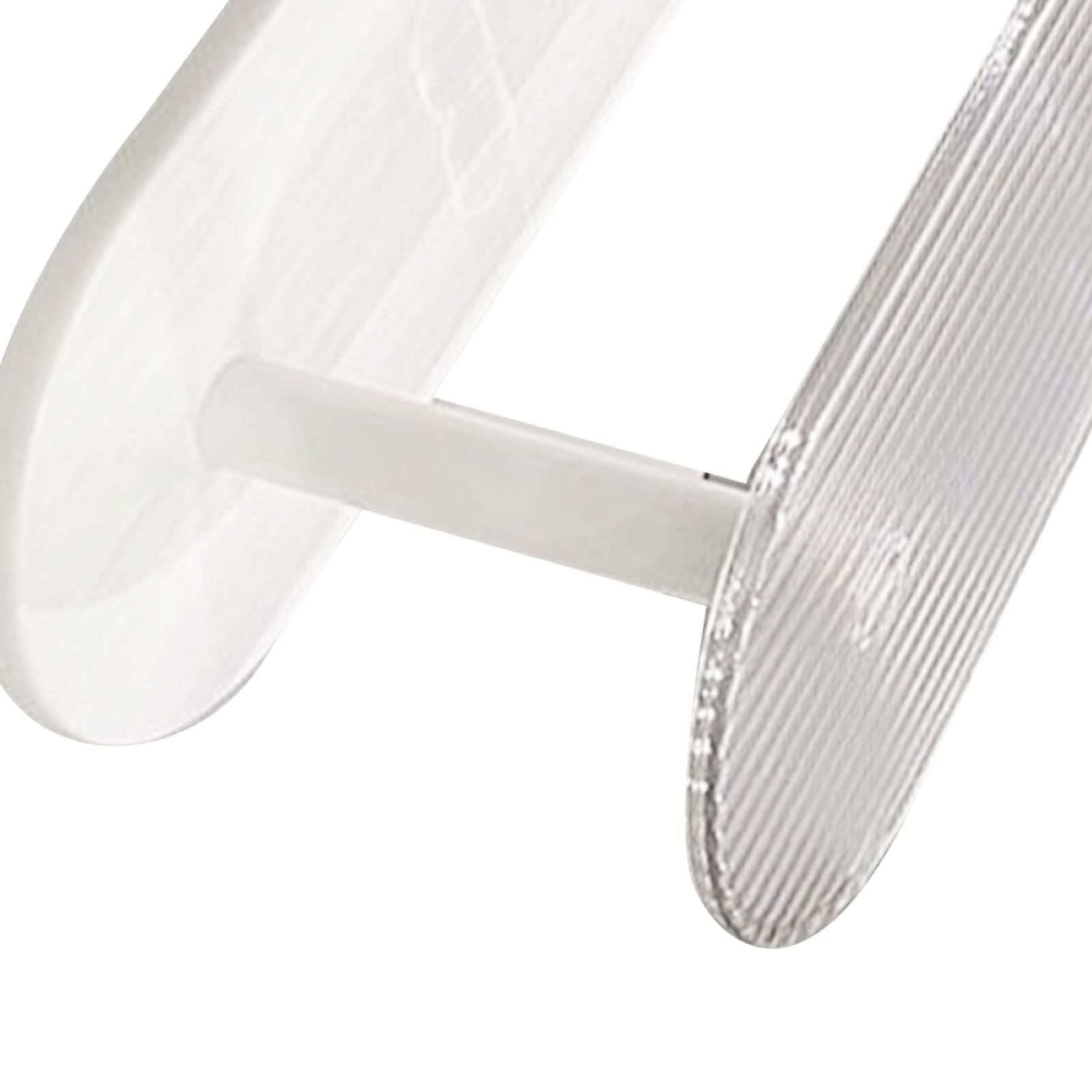 Figure Display Rack White Transparent Large Capacity Plastic Skin Care Rack Cosmetic Holder Stand Double Layer