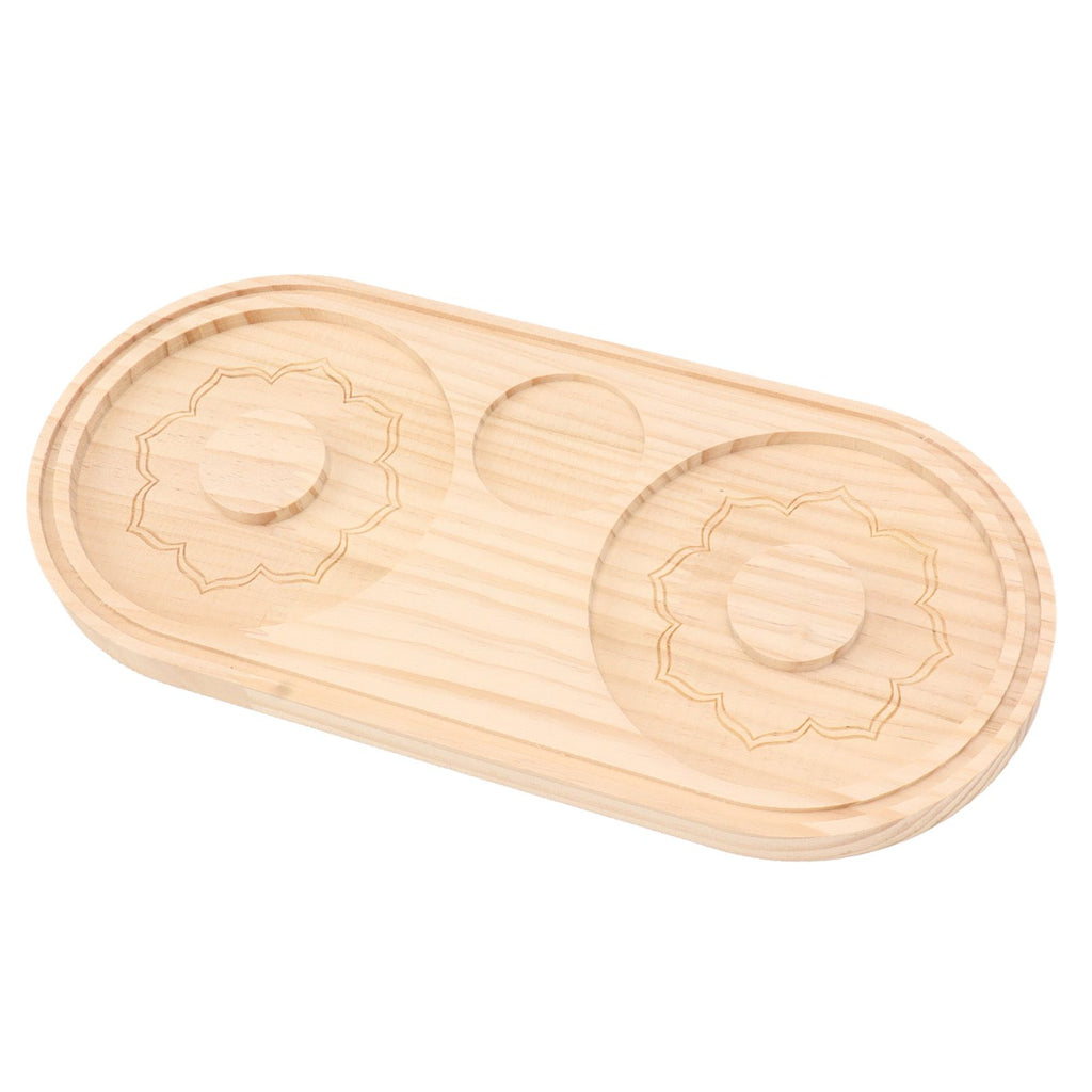Salt Rimmer Pine Wood Sugar Rimmer Waterproof Holder Bar Tool for Cocktail Margarita B