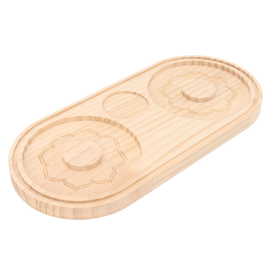 Salt Rimmer Pine Wood Sugar Rimmer Waterproof Holder Bar Tool for Cocktail Margarita B