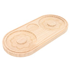 Salt Rimmer Pine Wood Sugar Rimmer Waterproof Holder Bar Tool for Cocktail Margarita B