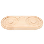 Salt Rimmer Pine Wood Sugar Rimmer Waterproof Holder Bar Tool for Cocktail Margarita B