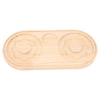 Salt Rimmer Pine Wood Sugar Rimmer Waterproof Holder Bar Tool for Cocktail Margarita B