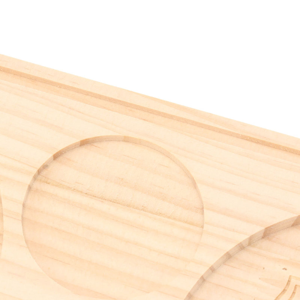 Salt Rimmer Pine Wood Sugar Rimmer Waterproof Holder Bar Tool for Cocktail Margarita B