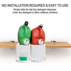 2 Pack Laundry Detergent Holder Detergent Cup Holder Drip Catcher Soap Tray Laundry Soap Dispenser for Fabric Softener Container