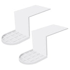 2 Pack Laundry Detergent Holder Detergent Cup Holder Drip Catcher Soap Tray Laundry Soap Dispenser for Fabric Softener Container