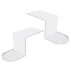 2 Pack Laundry Detergent Holder Detergent Cup Holder Drip Catcher Soap Tray Laundry Soap Dispenser for Fabric Softener Container