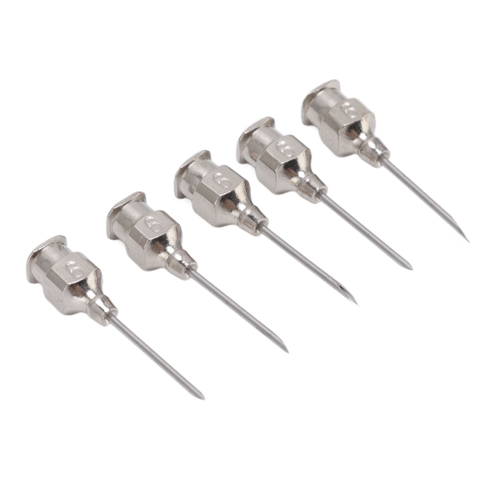 Poultry Injection Needles Stainless Steel Bovine Pig Injection Needle Cow Pig Injection Needle Accessories 9x15mm / 0.4x0.6in