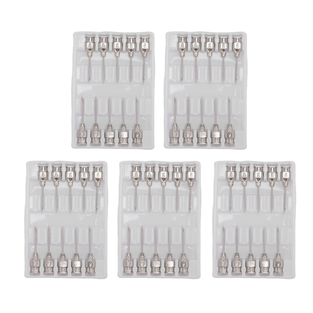 Poultry Injection Needles Stainless Steel Bovine Pig Injection Needle Cow Pig Injection Needle Accessories 9x15mm / 0.4x0.6in
