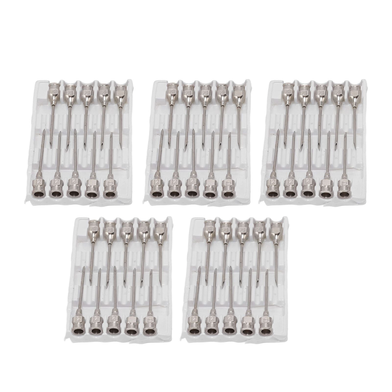 Poultry Injection Needles Stainless Steel Bovine Pig Injection Needle Cow Pig Injection Needle Accessories 12x25mm / 0.5x1.0in