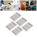 Poultry Injection Needles Stainless Steel Bovine Pig Injection Needle Cow Pig Injection Needle Accessories 12x25mm / 0.5x1.0in