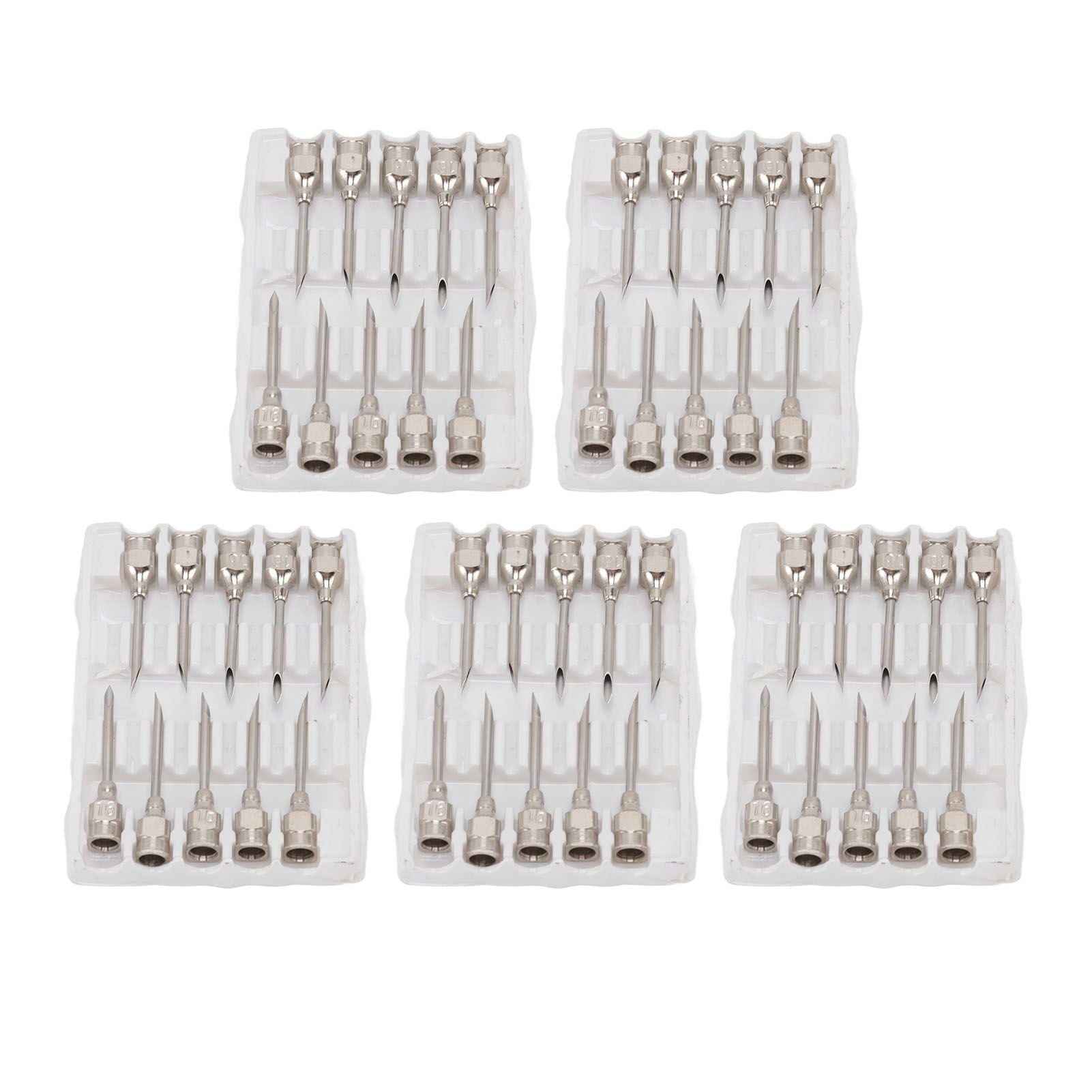 Poultry Injection Needles Stainless Steel Bovine Pig Injection Needle Cow Pig Injection Needle Accessories 16x20mm / 0.6x0.8in