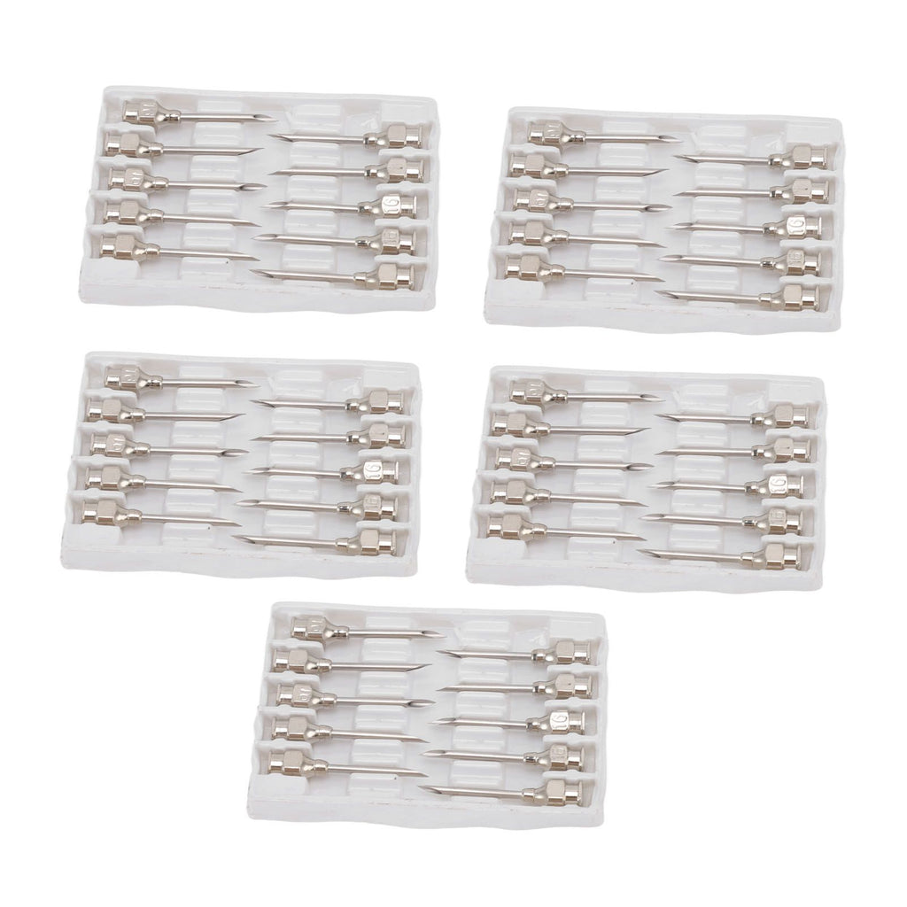 Poultry Injection Needles Stainless Steel Bovine Pig Injection Needle Cow Pig Injection Needle Accessories 16x20mm / 0.6x0.8in