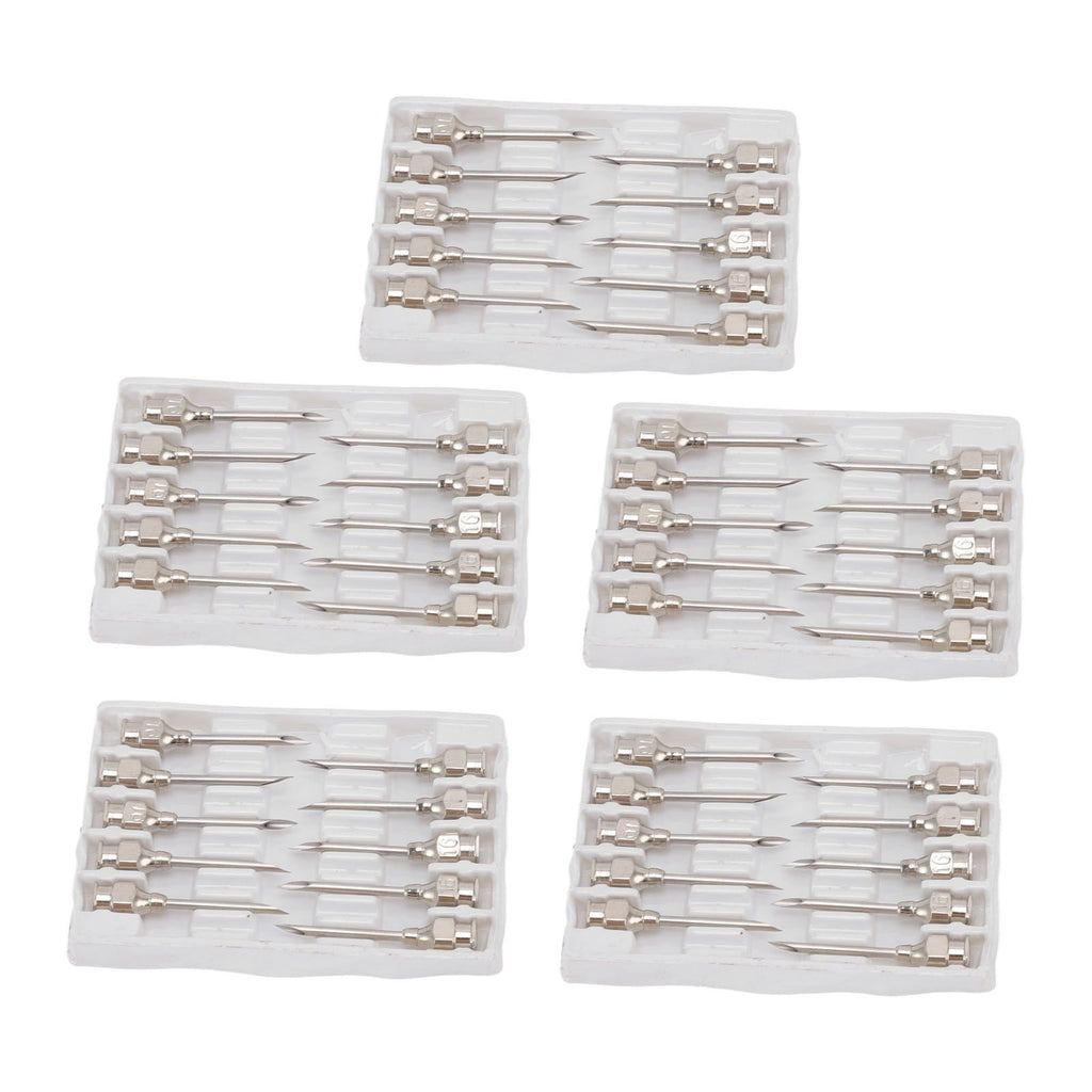 Poultry Injection Needles Stainless Steel Bovine Pig Injection Needle Cow Pig Injection Needle Accessories 16x20mm / 0.6x0.8in