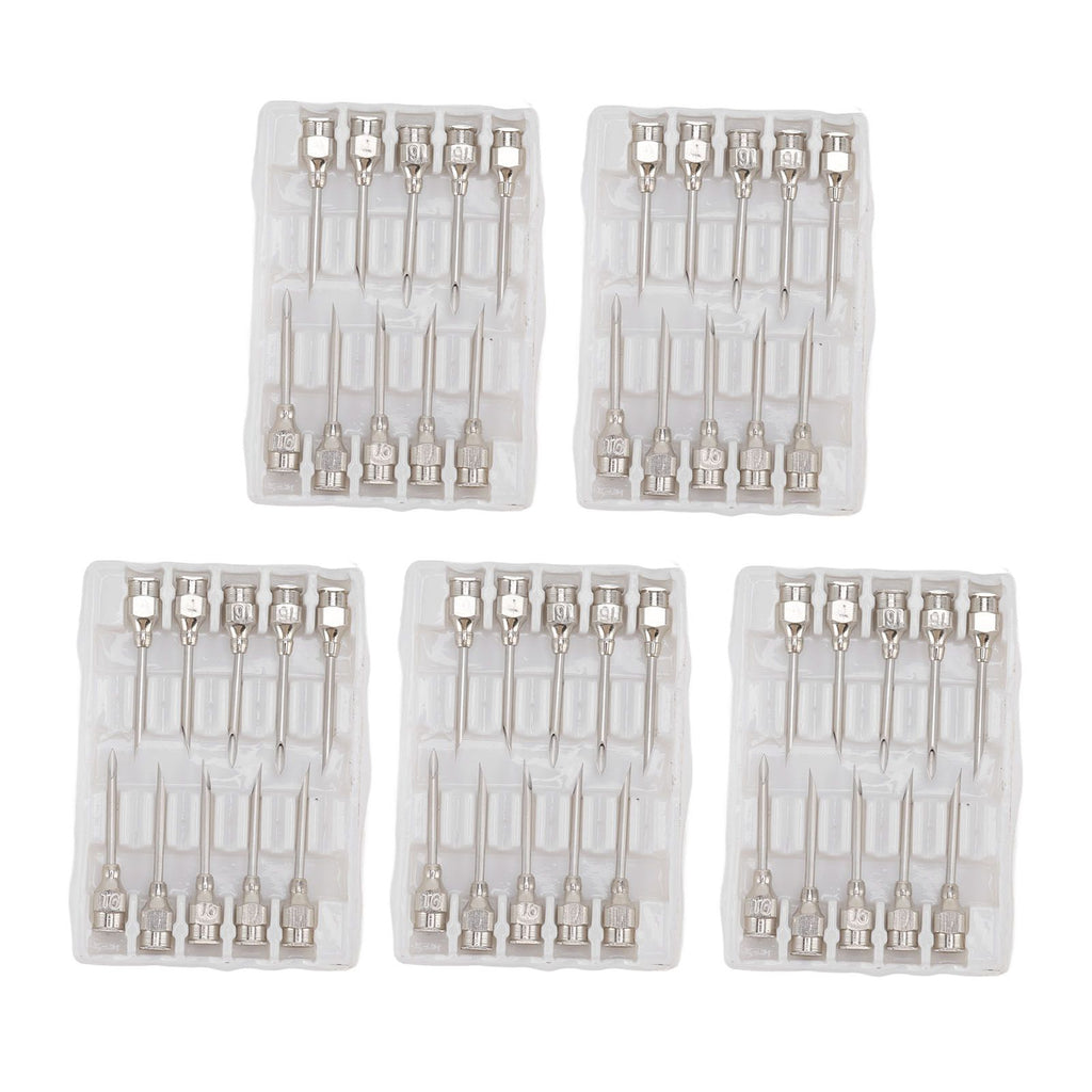 Poultry Injection Needles Stainless Steel Bovine Pig Injection Needle Cow Pig Injection Needle Accessories 16x20mm / 0.6x0.8in