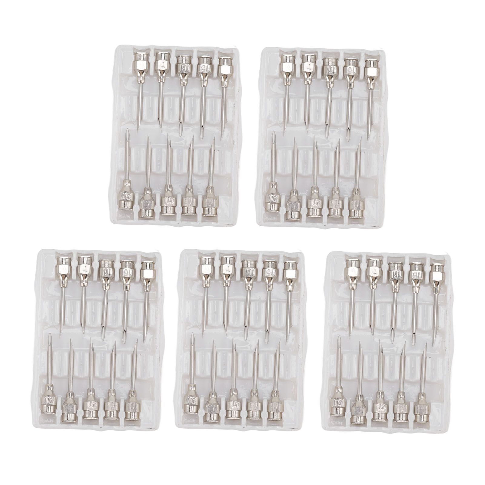 Poultry Injection Needles Stainless Steel Bovine Pig Injection Needle Cow Pig Injection Needle Accessories 16x20mm / 0.6x0.8in