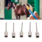 Poultry Injection Needles Stainless Steel Bovine Pig Injection Needle Cow Pig Injection Needle Accessories 16x20mm / 0.6x0.8in