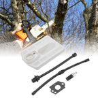 Chainsaw Air Filter Kit Professional Air Filter Washer Oil Hose Kit for 4500 5200 5800 Chainsaw