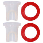 Beer Keg Coupler Check Valve and Washer Kit for D Type Coupler Taprite for Krome Sanke Couplers