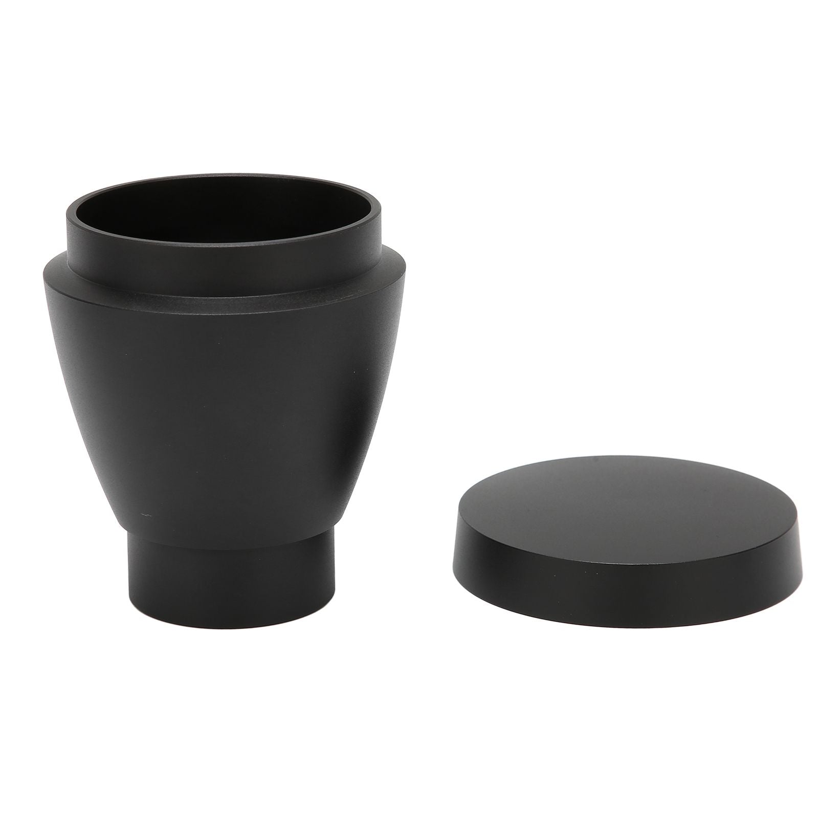 60g Coffee Grinder Bean Bin Reusable Aluminium Alloy Coffee Grinder Accessories for Eureka MignonBlack