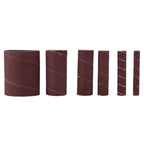 6Pcs Sandpaper Ring Sandpaper Roll Sanding Sleeves Wood Sanding Metal Rust Removing for Electric Grinder