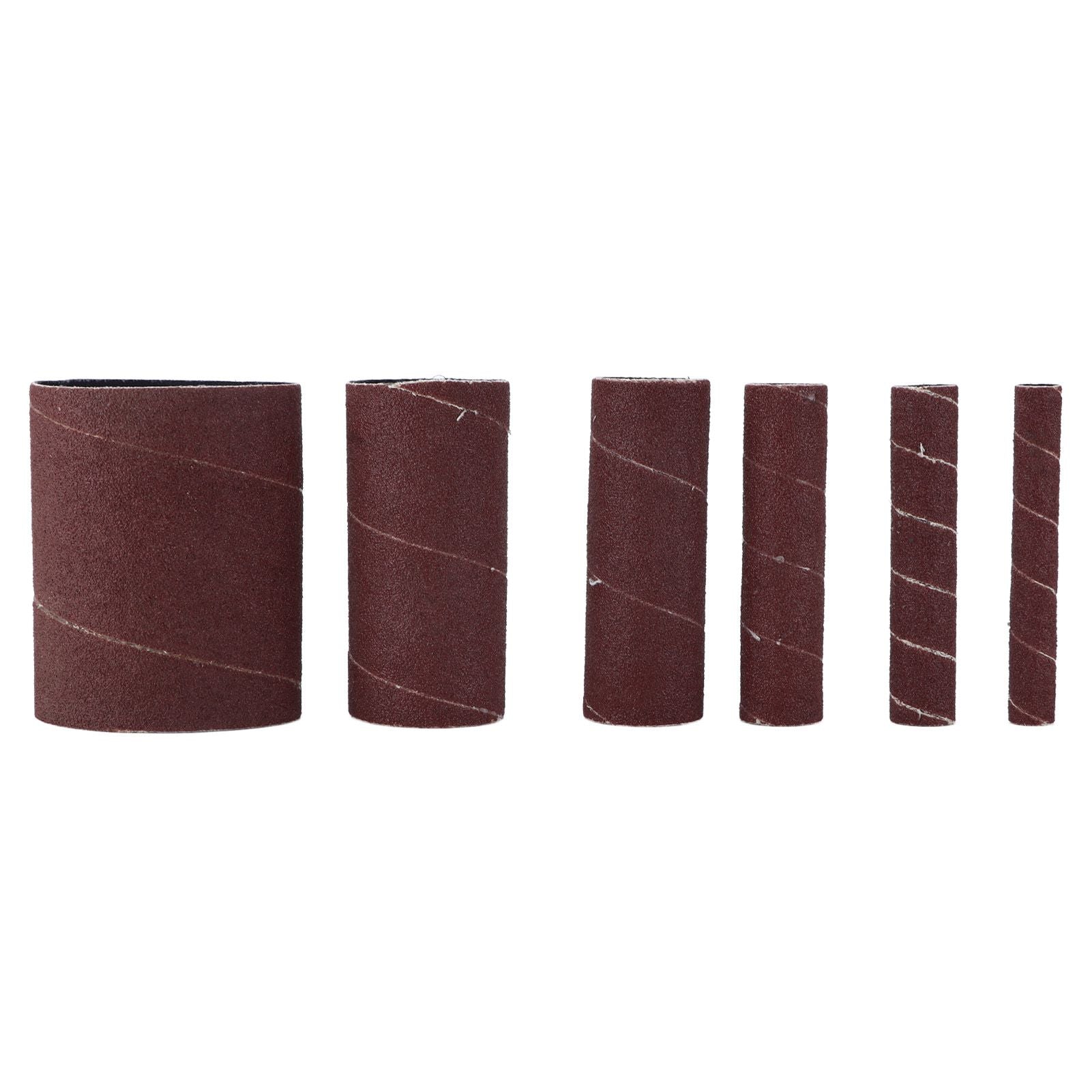 6Pcs Sandpaper Ring Sandpaper Roll Sanding Sleeves Wood Sanding Metal Rust Removing for Electric Grinder