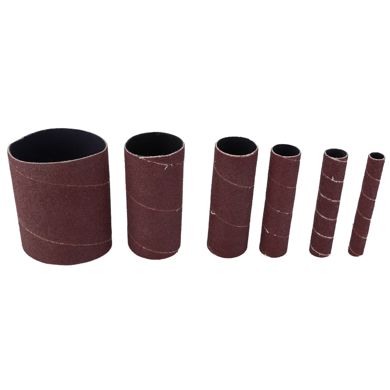 6Pcs Sandpaper Ring Sandpaper Roll Sanding Sleeves Wood Sanding Metal Rust Removing for Electric Grinder