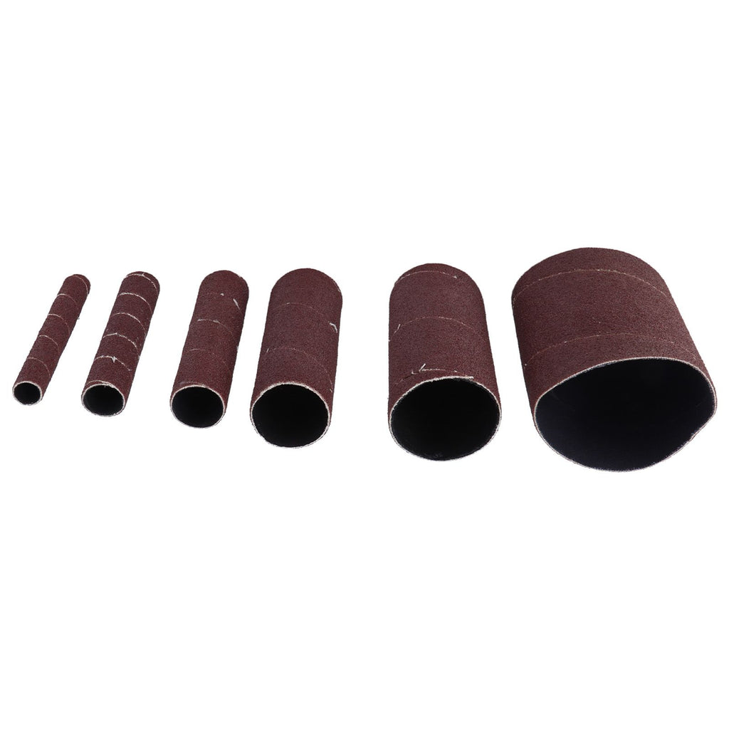 6Pcs Sandpaper Ring Sandpaper Roll Sanding Sleeves Wood Sanding Metal Rust Removing for Electric Grinder