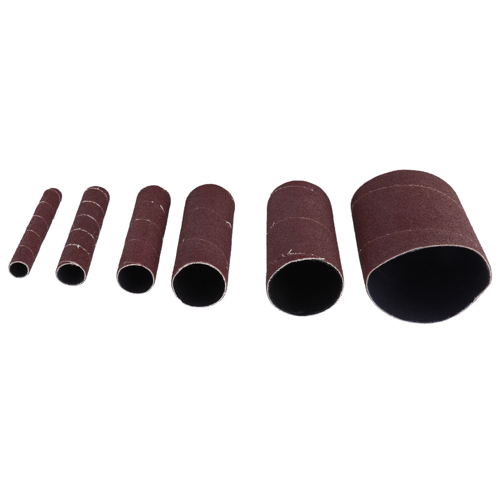 6Pcs Sandpaper Ring Sandpaper Roll Sanding Sleeves Wood Sanding Metal Rust Removing for Electric Grinder