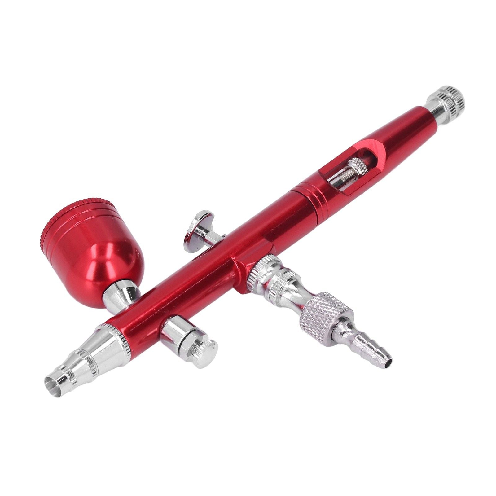 Airbrush Portable Small G1/8 DIY Paint Spray Gun Brass Airbrush For Makeup Nail Art Tattoo Costume CraftsRed