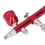 Airbrush Portable Small G1/8 DIY Paint Spray Gun Brass Airbrush For Makeup Nail Art Tattoo Costume CraftsRed