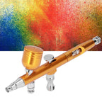 Airbrush Portable Small G1/8 DIY Paint Spray Gun Brass Airbrush For Makeup Nail Art Tattoo Costume CraftsGold