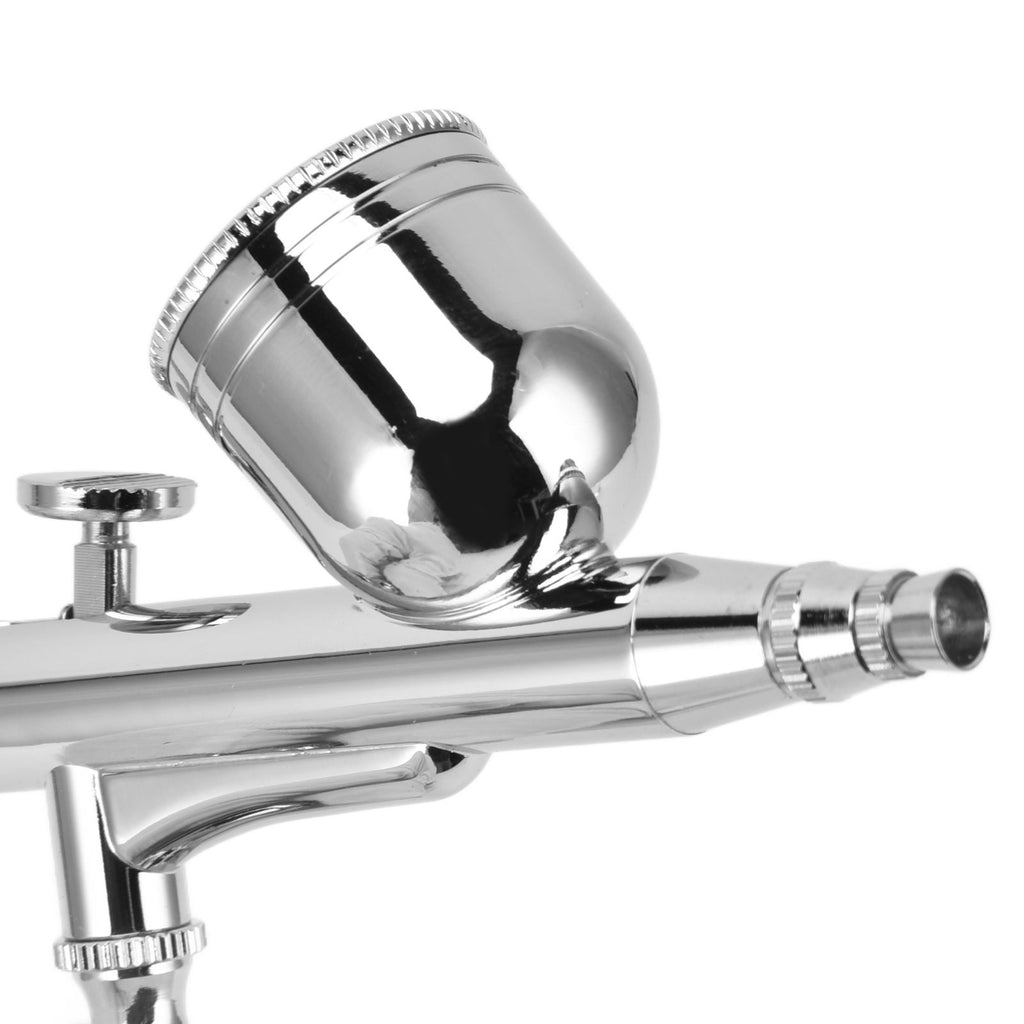 Airbrush Kit Stainless Steel Precise Dual Action Small Paint Spray Pen for Temporary Tattoo Cake